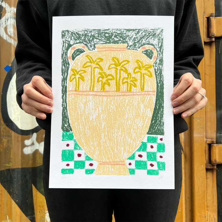 Rosie Harbottle Print Club London Screenprint