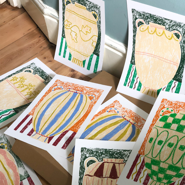 Rosie Harbottle Print Club London Screenprint