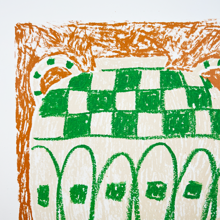 Rosie Harbottle Print Club London Screenprint