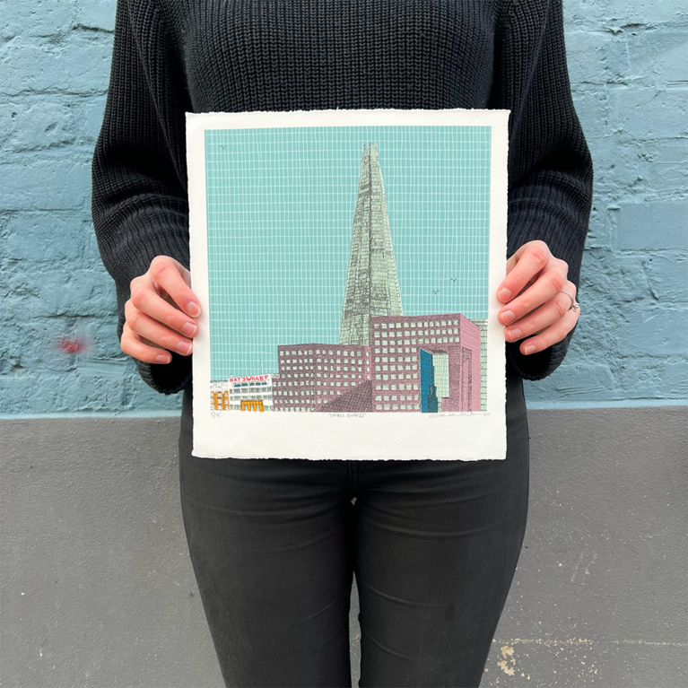 Clare Halifax Print Club London Screenprint