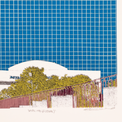 Clare Halifax Print Club London Screenprint