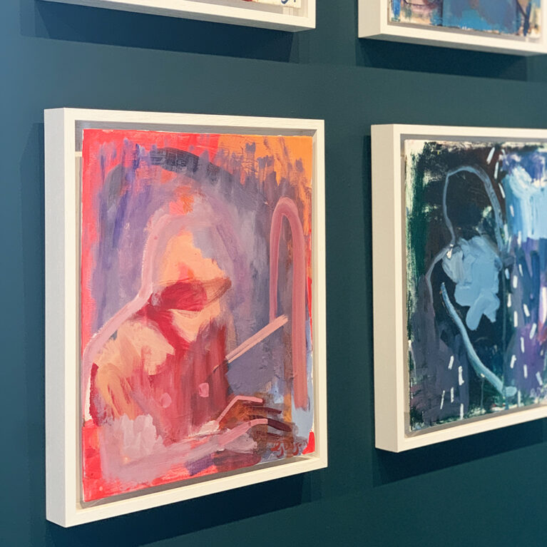 Gavin Dobson Print Club London Original Painting