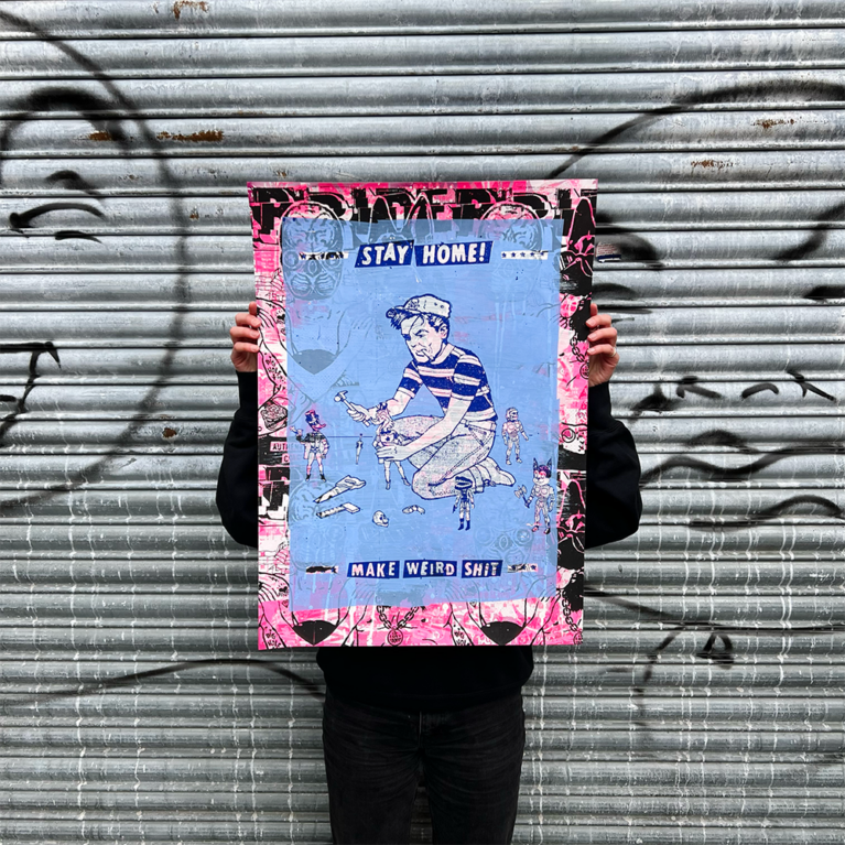 Ben Rider Print Club London Screenprint