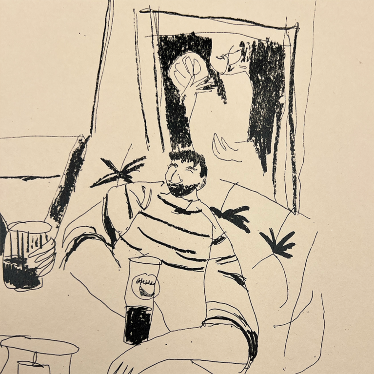 Tommie Liddell Print Club London Screenprint