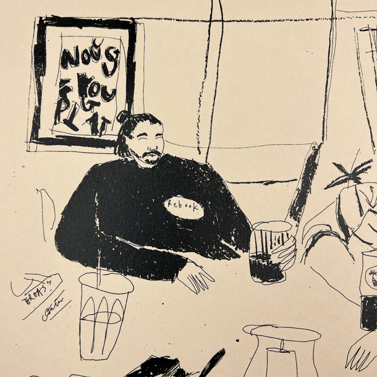 Tommie Liddell Print Club London Screenprint