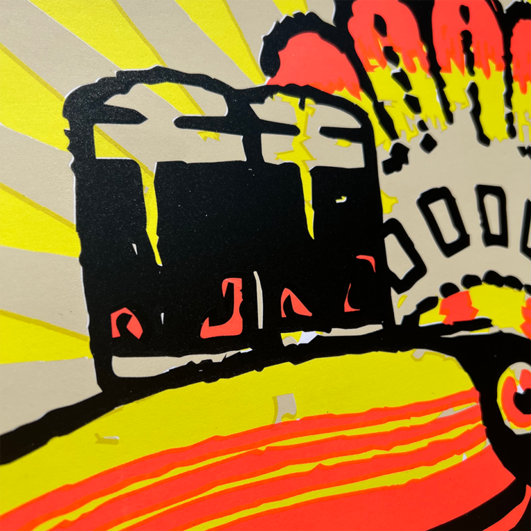 Rob Timm Print Club London Screenprint