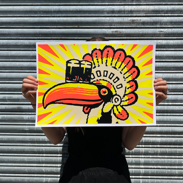 Rob Timm Print Club London Screenprint