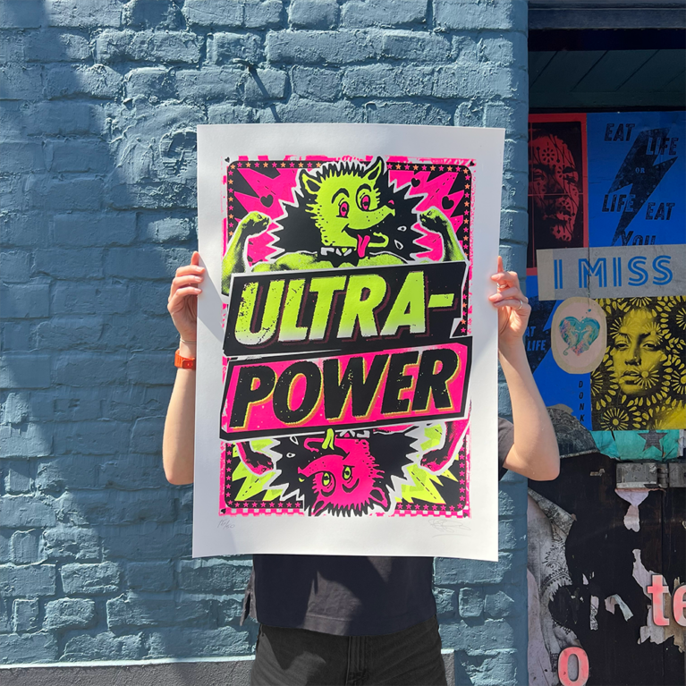 Ben Rider Print Club London Screenprint