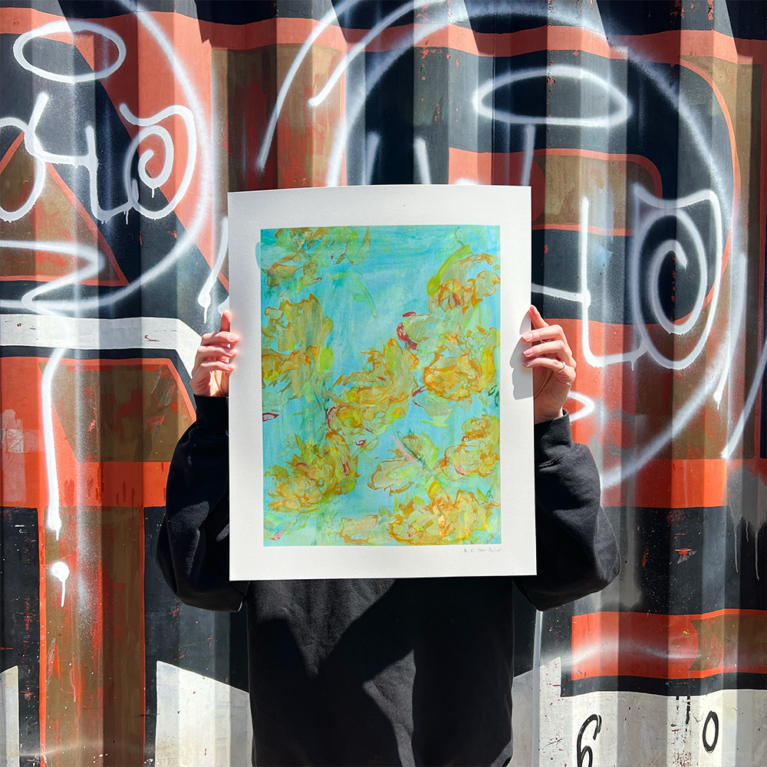 M.E. Ster-Molnar Print Club London Monoprint