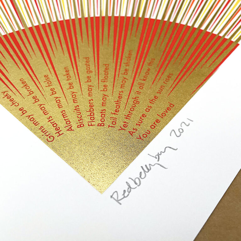 Redbellyboy Print Club London Screenprint