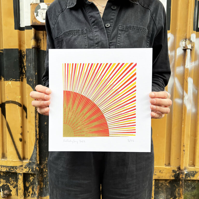 Redbellyboy Print Club London Screenprint