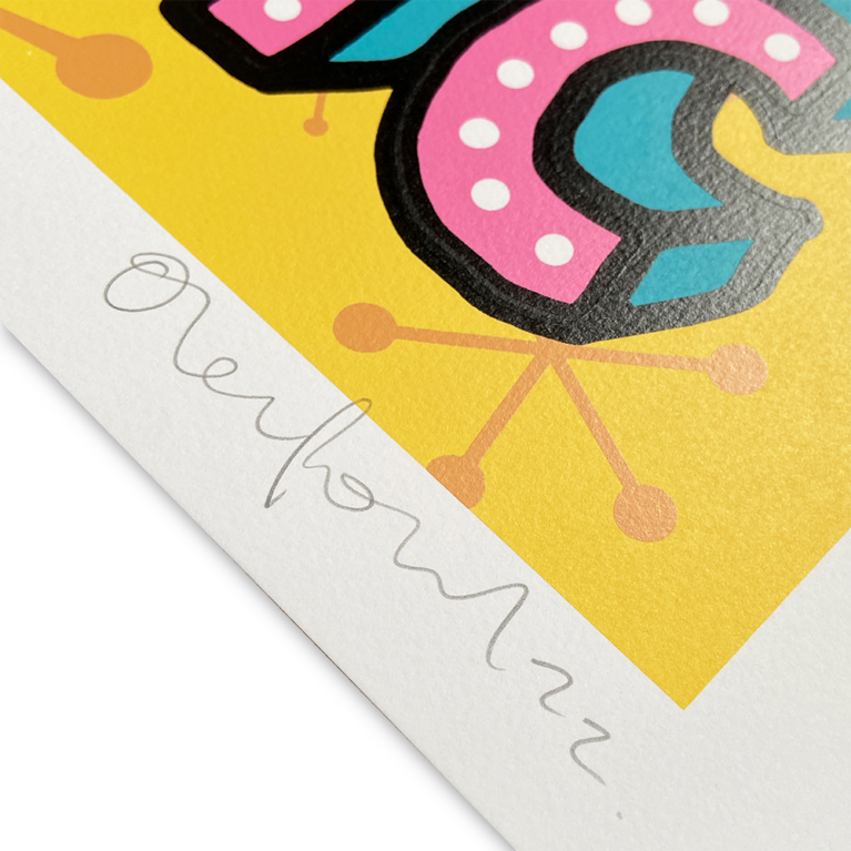 Oli Fowler Print Club London Screenprint