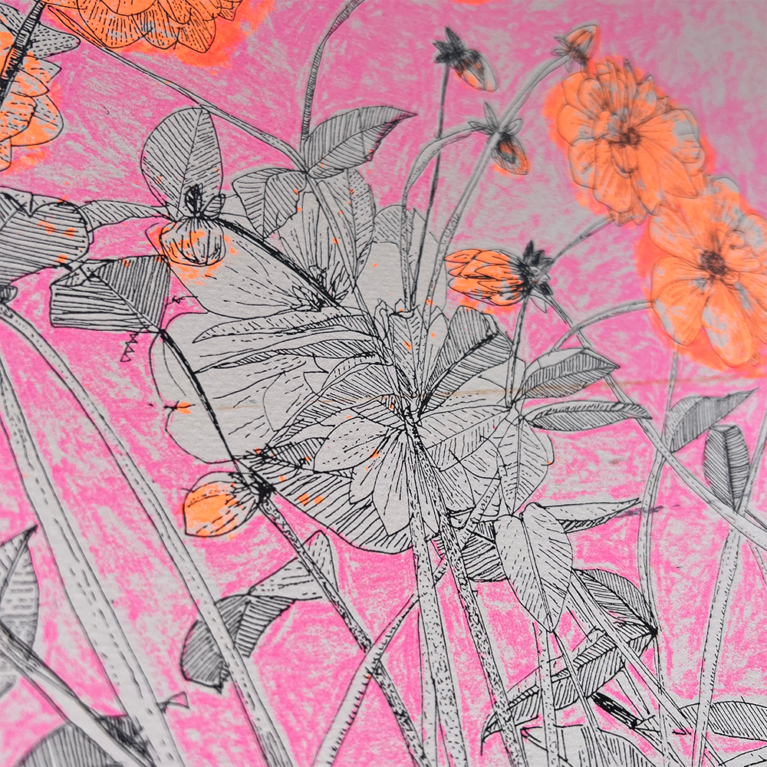 Clare Halifax Print Club London Screenprint