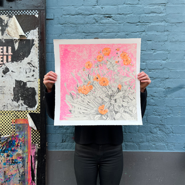 Clare Halifax Print Club London Screenprint