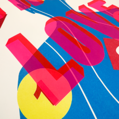 Dave Buonaguidi Print Club London Screenprint