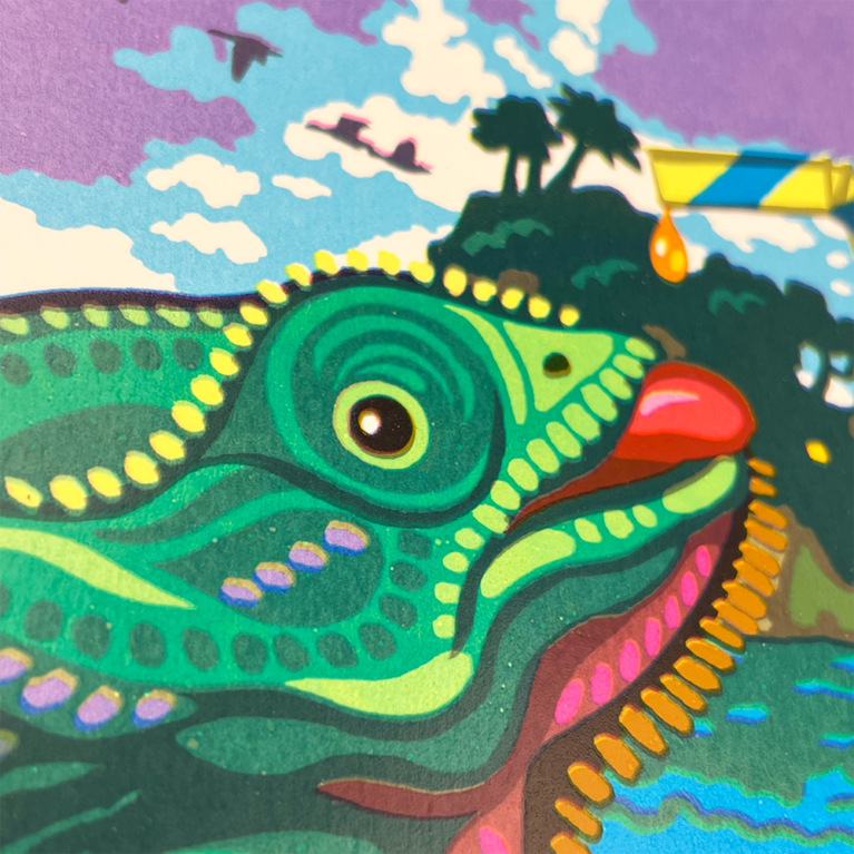 Alex Beattie Print Club London Screenprint