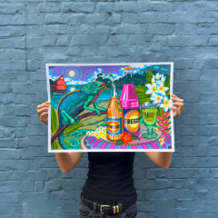 Kath Leone Print Club London Screenprint