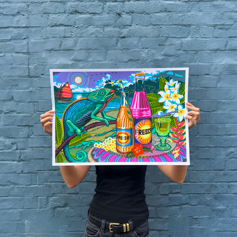 Kath Leone Print Club London Screenprint