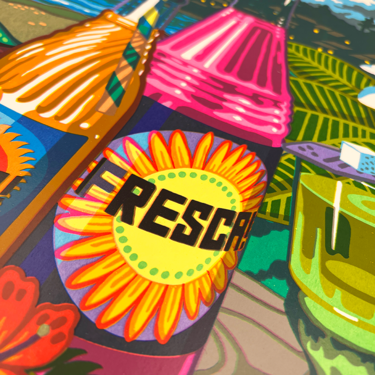 Alex Beattie Print Club London Screenprint