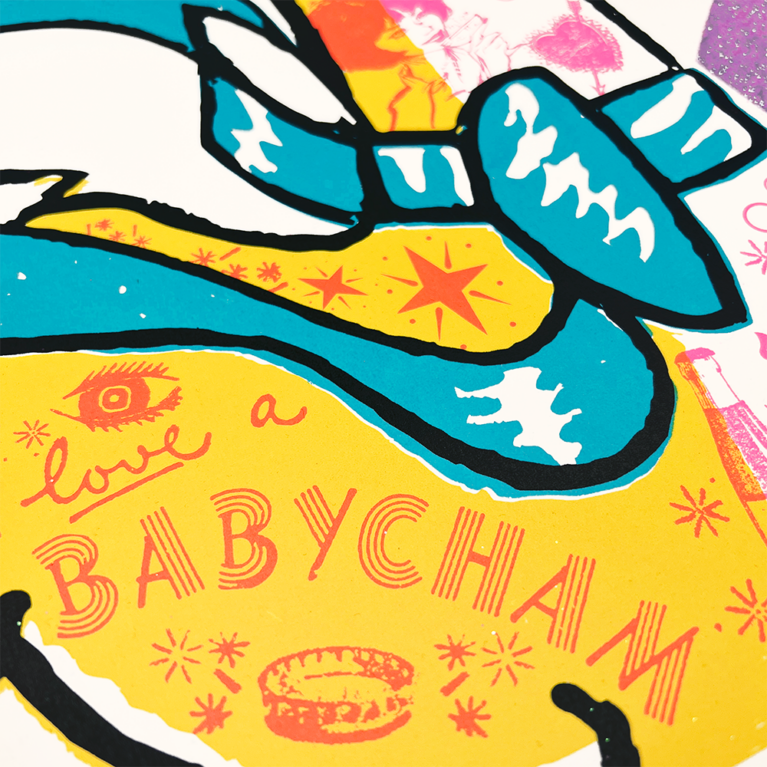 Rob Timm Print Club London Screenprint