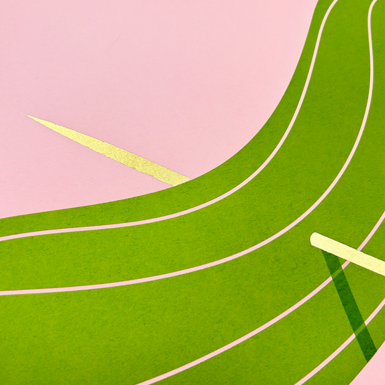 Gill Sheraton Print Club London Screenprint