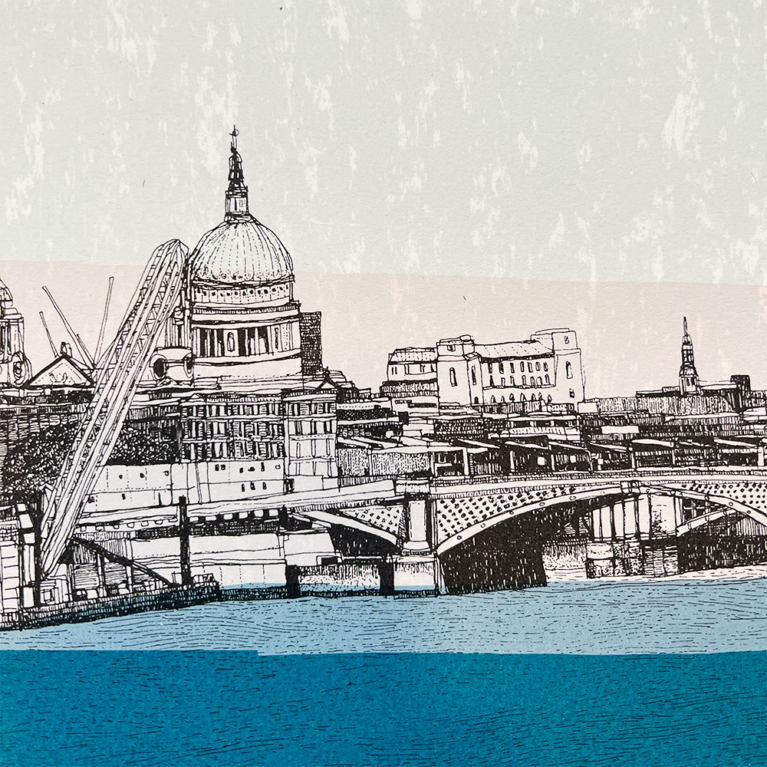 Clare Halifax Print Club London Screenprint