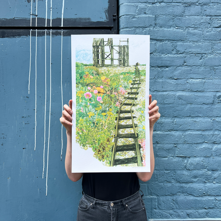 Lucille Clerc Print Club London Screenprint