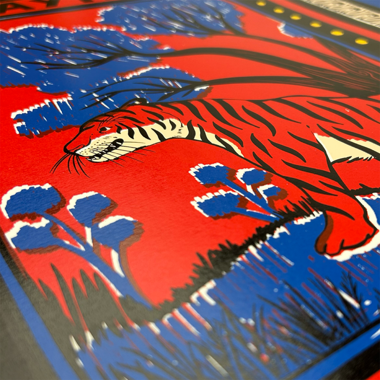 Aleesha Nandhra Print Club London Screenprint