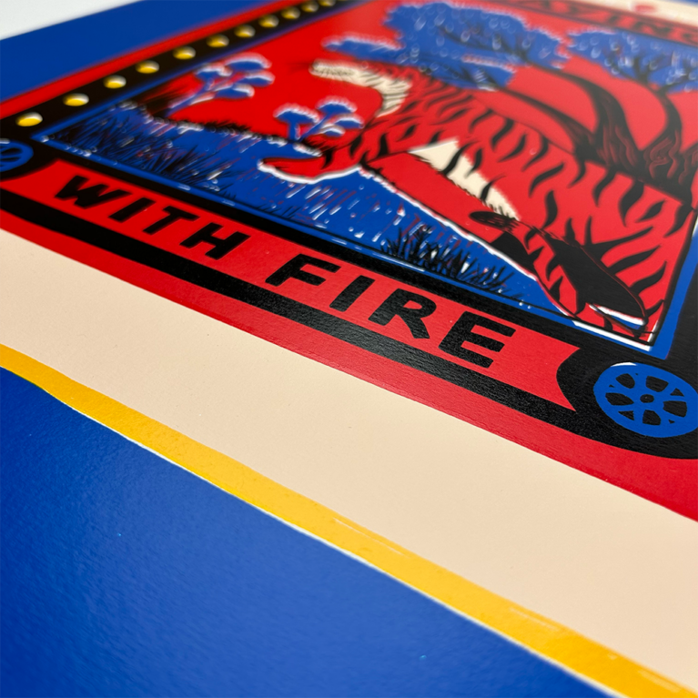 Aleesha Nandhra Print Club London Screenprint