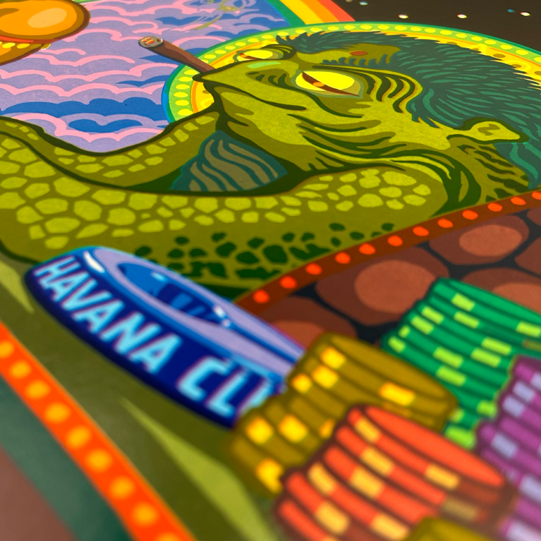 Alex Beattie Print Club London Screenprint