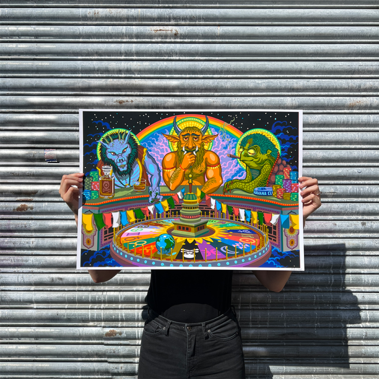 Alex Beattie Print Club London Screenprint