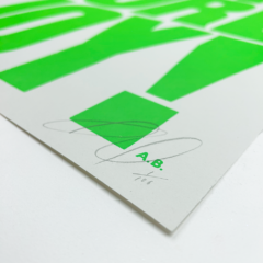 Anthony Burrill Print Club London Screenprint