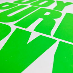 Anthony Burrill Print Club London Screenprint