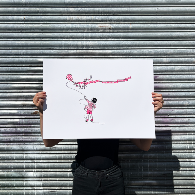 Ceal Warnants Print Club London Screenprint