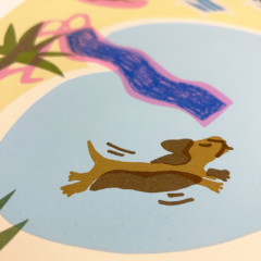 Charlotte Windsor Print Club London Screenprint