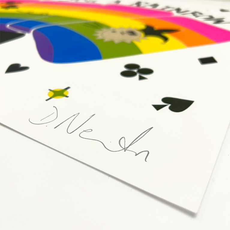 David Newton Print Club London Screenprint