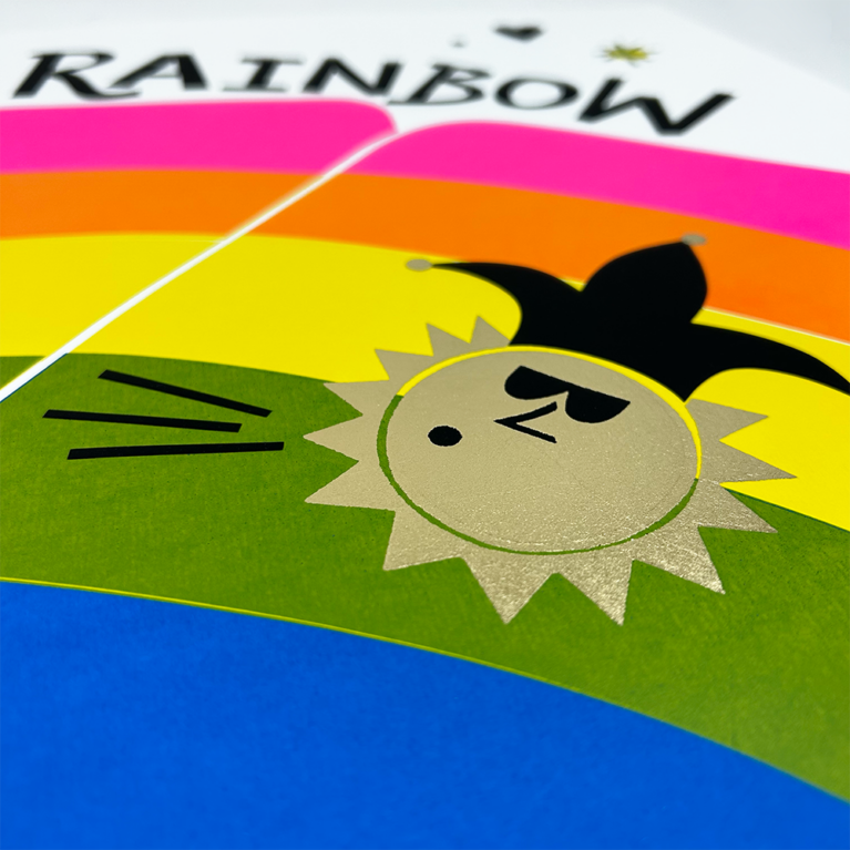 David Newton Print Club London Screenprint