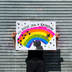 David Newton Print Club London Screenprint