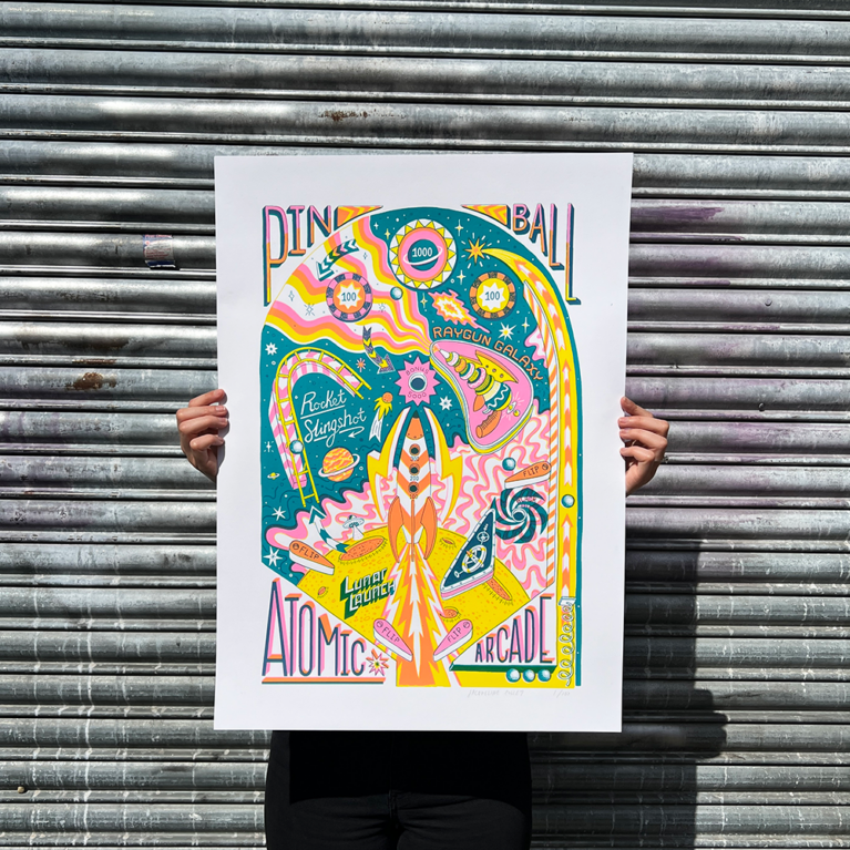 Jacqueline Colley Print Club London Screenprint