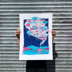 Jess Wilson Print Club London Screenprint