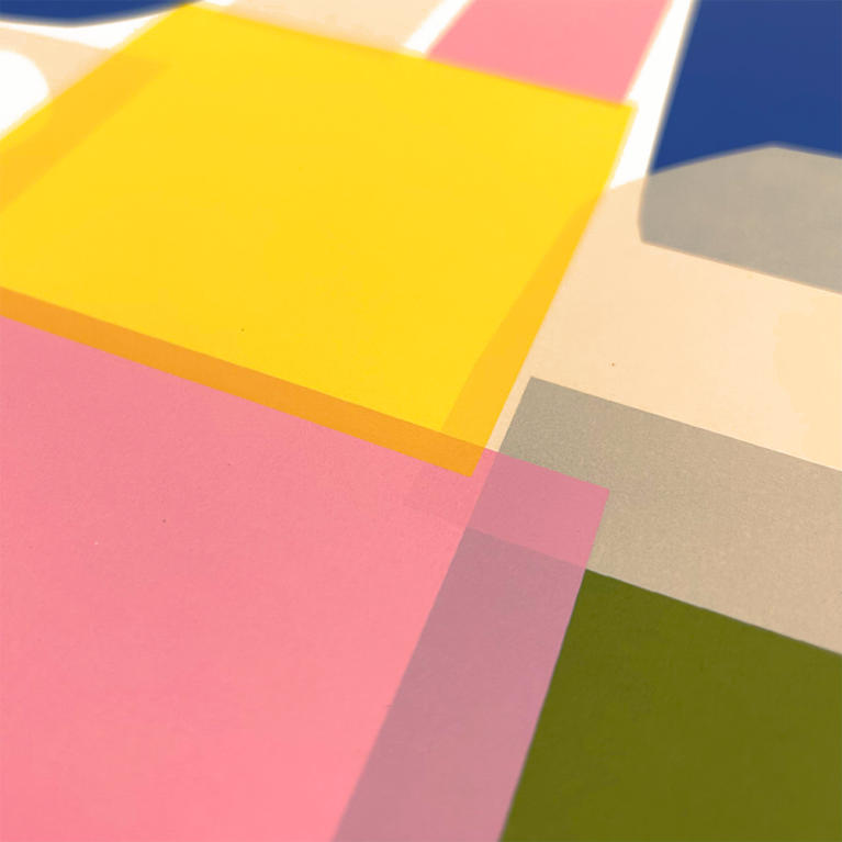 Jonathan Lawes Print Club London Screenprint