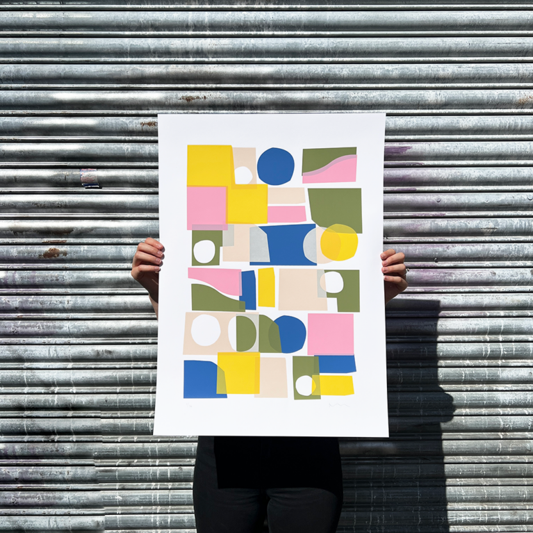 Jonathan Lawes Print Club London Screenprint