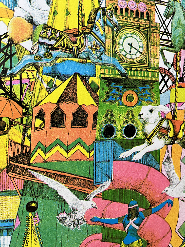 Lucille Clerc All the Fun of the Fair screen print 02