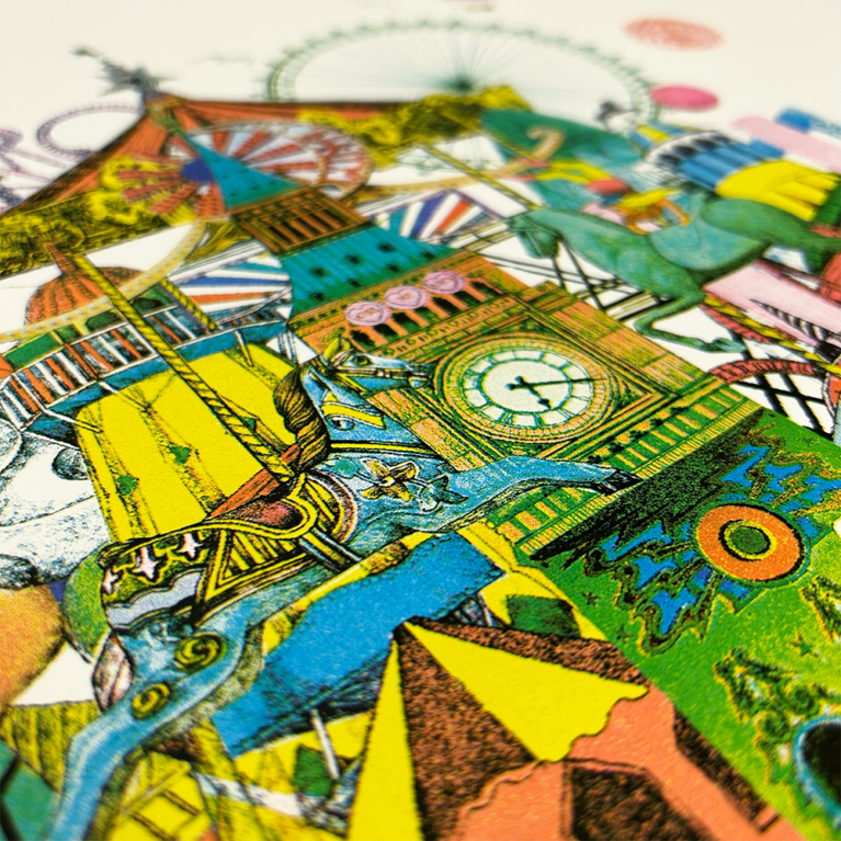 Lucille Clerc Print Club London Screenprint