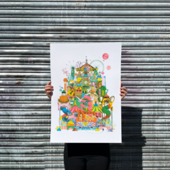 Lucille Clerc Print Club London Screenprint