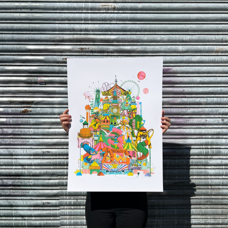 Lucille Clerc Print Club London Screenprint