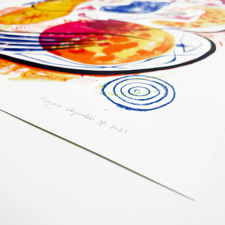 Margaux Carpentier Print Club London Screenprint