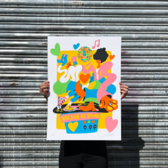 Matt Munday Print Club London Screenprint