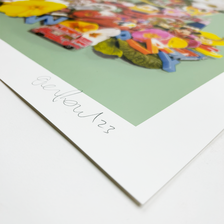 Oli Fowler Print Club London Screenprint