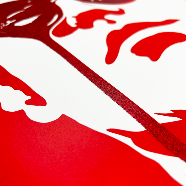 Pure Evil Print Club London Screenprint